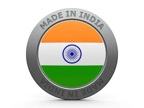 Made in India Stock Illustration