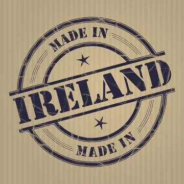Made in Ireland Stock Illustration