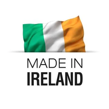 Made in Ireland - Label Stock Illustration