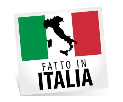 Made in Italy Stock Illustration
