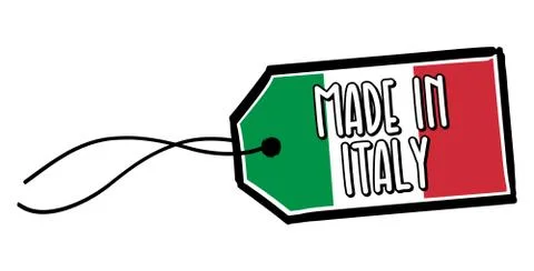 Made in Italy Label. Stock Illustration