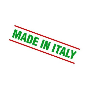 Made in Italy Rubber Stamp Vector Template Ilustração Stock