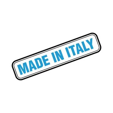 Made in Italy Rubber Stamp Vector Template Illustrazione stock