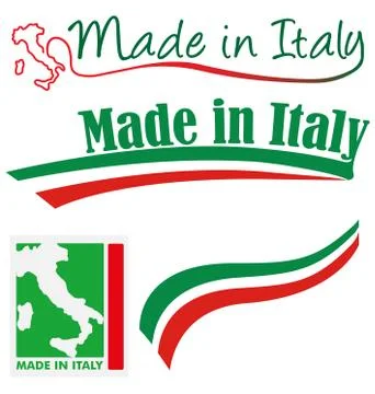 Made in italy set イラスト素材