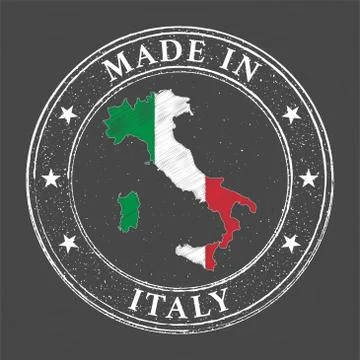 Made in Italy template Stock Illustration