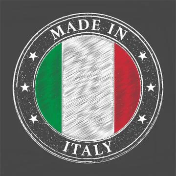 Made in Italy template Stock Illustration