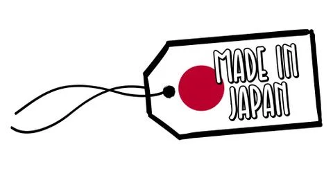 Made in Japan Label. Stock Illustration