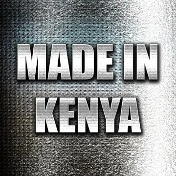 Made in kenya Stock Illustration