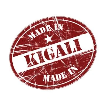Made in Kigali Illustrazione stock