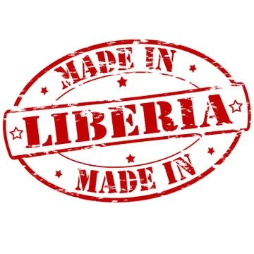 Made in Liberia Stock Illustration
