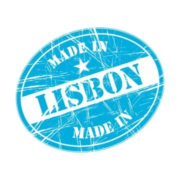 Made in Lisbon Stock Illustration