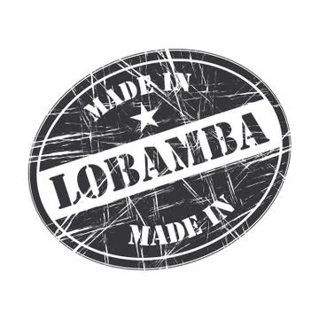 Made in Lobamba 스톡 일러스트