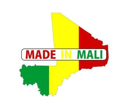 Made in mali Illustrazione stock