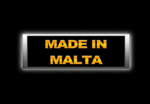 Made in malta. Stock Illustration