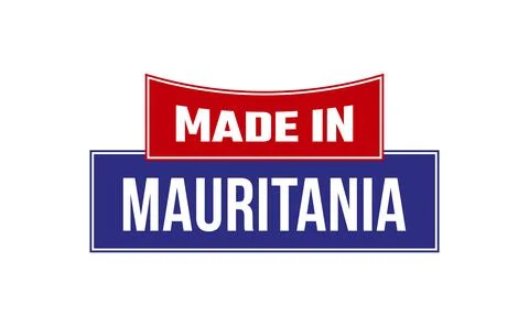 Made In Mauritania Seal Vector Stock Illustration