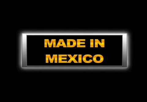 Made in mexico. Stock Illustration