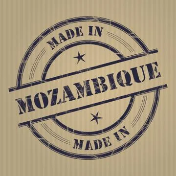 Made in Mozambique Stock Illustration