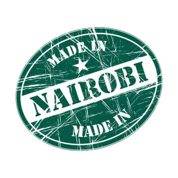 Made in Nairobi Illustrazione stock