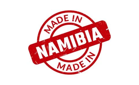 Made In Namibia Rubber Stamp Stock Illustration