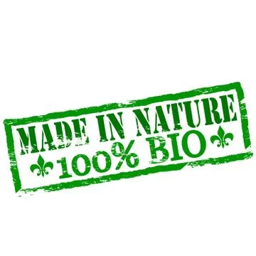 Made in nature Stock Illustration