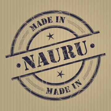 Made in Nauru Stock Illustration