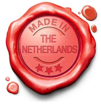 Made in the netherlands Illustrazione stock