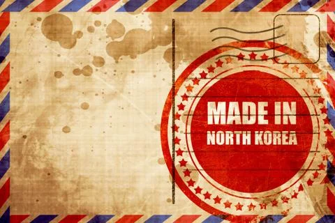 Made in north korea Stock Illustration