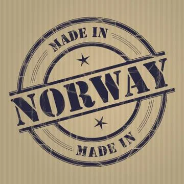 Made in Norway Stock Illustration
