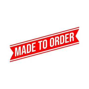 Made to Order Letter Rubber Stamp Template Design Stock Illustration