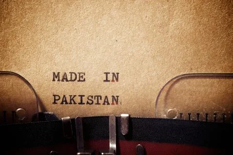 Made in Pakistan 스톡 사진