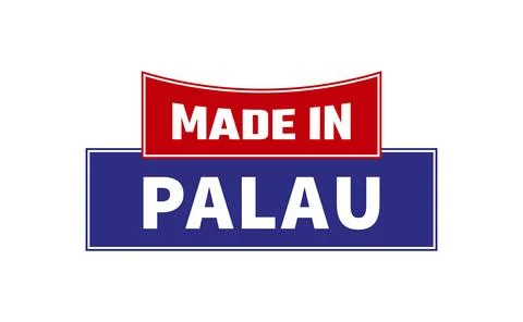 Made In Palau Seal Vector Stock Illustration