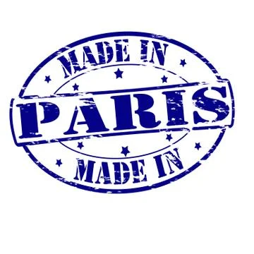 Made in Paris Stock Illustration
