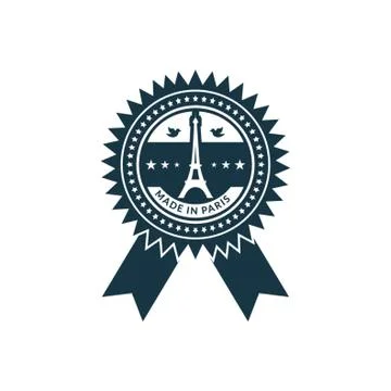 Made In Paris Stock Illustration
