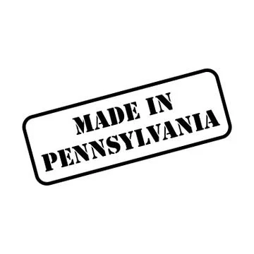 Made In Pennsylvania Stamp Vector Stock Illustration