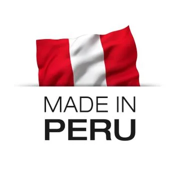 Made in Peru - Label Stock Illustration