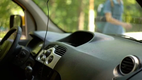 Made of plastic dashboard of an Vehicle Stock Footage 126304392