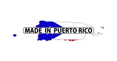 Made in puerto rico Illustrazione stock