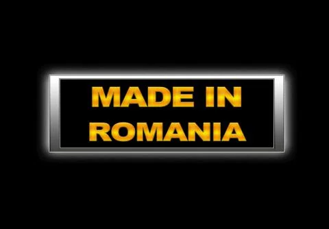 Made in romania. Stock Illustration