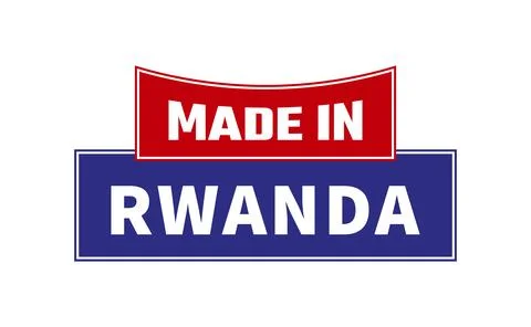 Made In Rwanda Seal Vector Stock Illustration