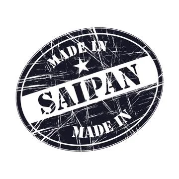 Made in Saipan Stock Illustration
