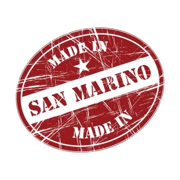 Made in San Marino Stock Illustration