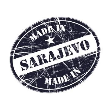 Made in Sarajevo 스톡 일러스트