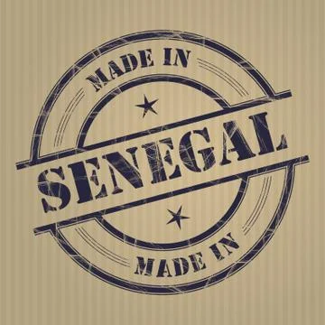 Made in Senegal Stock Illustration