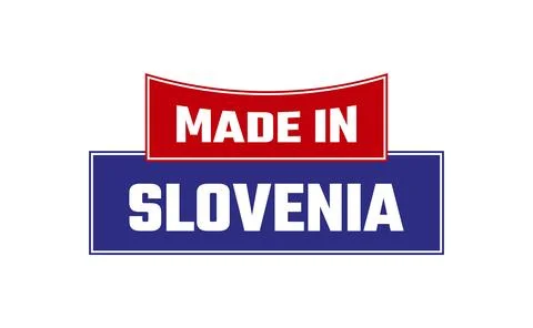 Made In Slovenia Seal Vector Stock Illustration
