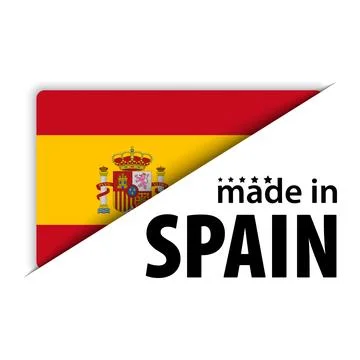 Made in Spain graphic and label. Stock Illustration