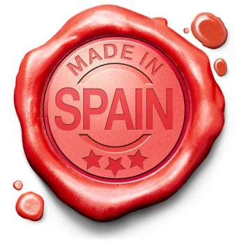 Made in spain Stock Illustration