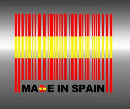Made in spain. Stock Illustration