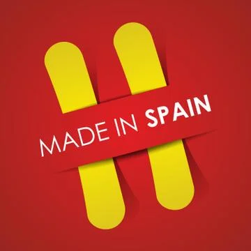 Made in Spain Stock Illustration