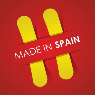 Made in Spain Stock Illustration