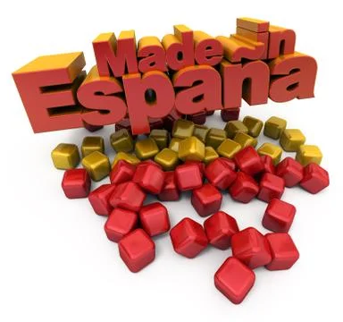 Made in Spain Stock Illustration